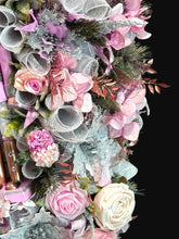 Pink Nutcracker Christmas Swag Wreath