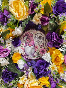 Multiple Holiday Front Door Wreath (Easter, Mother's Day, Spring, Valentine's Day) 4 HOLIDAY 21 inch Roses & Spring Flowers (Free Shipping)