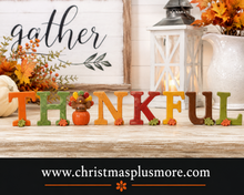 Thanksgiving Shelf Sitter – THANKFUL Turkey Pumpkin Fall Decor | Blossom Bucket