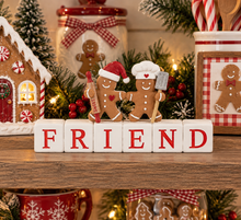 Gingerbread Friend Christmas Shelf Sitter – Gingerbread Christmas Decor, Holiday Kitchen Decoration & Friend Gift