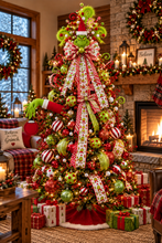 43" Grinch Christmas Tree Topper – Oversized Whimsical Grinch Tree Topper Large Christmas Bow