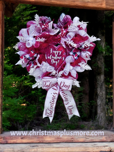 Valentine's Day Heart Door Wreath