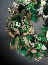 St Patrick's Day Front Door Welcome Wreath "Let The Shenanigans Begin"