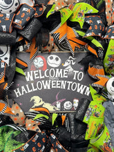 Halloween Jack  Wreath  ~ Halloween Front Door Wreath Jack Skellington Wreath (Free Shipping)