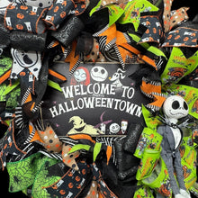 Halloween Jack  Wreath  ~ Halloween Front Door Wreath Jack Skellington Wreath (Free Shipping)