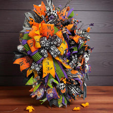 Halloween Jack  Wreath  ~ Halloween Front Door Wreath Jack Skellington Wreath (Free Shipping) (Copy)