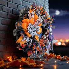 Halloween Jack  Wreath  ~ Halloween Front Door Wreath Jack Skellington Wreath (Free Shipping)