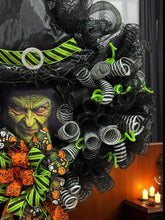 Halloween Witch Wreath #1 Halloween Best Seller ! Witch's Face Wreath (Free Shipping)