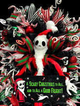 Christmas Jack Skellington Wreath ~ Large 43 Inch Nightmare Before Christmas Inspired Wreath Swag