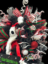 Christmas Jack Skellington Wreath ~ Large 43 Inch Nightmare Before Christmas Inspired Wreath Swag