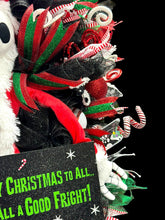 Christmas Jack Skellington Wreath ~ Large 43 Inch Nightmare Before Christmas Inspired Wreath Swag