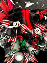 Christmas Jack Skellington Wreath ~ Large 43 Inch Nightmare Before Christmas Inspired Wreath Swag