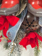 Cowboy Western Wreath, Cowboy Santa Swag Wreath