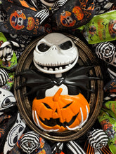 Jack Skellington Nightmare Before Christmas Lighted Halloween Wreath – Pumpkin King Front Door Decor