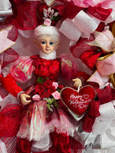 Valentine's Day Pink Fairy &  Roses Door Wreath (Free Shipping)