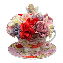 Tea Cup Fairy Flower arrangement, Ideal Mother's Day Gift, or Easter Arrangement Free Shipping