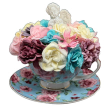 Tea Cup Fairy Flower arrangement, Ideal Mother's Day Gift, or Easter Arrangement Free Shipping