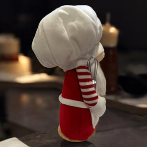 Kitchen Chef Gnome Plush Christmas Birthday Gnomes Doll With Rolling Pin & Wisk Free Shipping