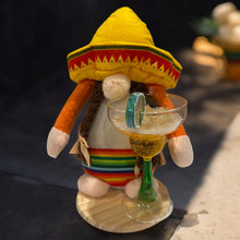 Cinco De Mayo Female Gnome Plush Gnome Doll With Margarita Glass Free Shipping