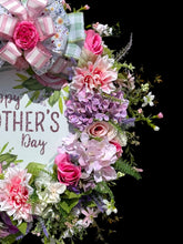 Mother's Day Front Door Floral Wreath 22 inch (Free Shipping)