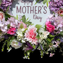 Mother's Day Front Door Floral Wreath 22 inch (Free Shipping)