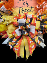 Halloween Wreath Candy Corn Trick or Treat Halloween Wreath (Free Shipping)