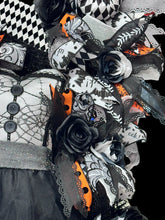 Halloween Witch Swag Wreath  ~ Halloween Mrs. Frankenstein Front Door Wreath  (Free Shipping)