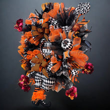 Halloween Witch Wreath Halloween  Handmade Orange & Black Witch's Butt Halloween Wreath (Free Shipping)