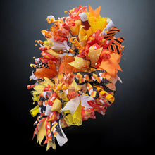 Halloween Wreath Candy Corn Trick or Treat Halloween Wreath (Free Shipping)