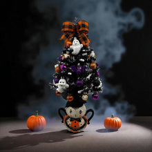 Halloween Christmas Tree Black  Spider Tree with Purple Lights (Free Shipping)