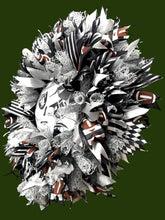 Raiders Helmet Wreath Silver & Black Free Shipping