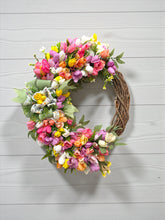 Spring Tulips Front Door Wreath
