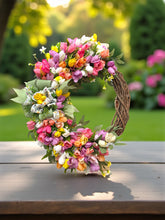 Spring Tulips Front Door Wreath