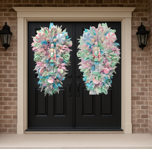 Pink Nutcracker Christmas Swag Wreaths ~ Double Door Christmas Wreaths