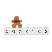 Cookies Gingerbread Christmas Shelf Sitter – Christmas Tier Tray Decor, Gingerbread Kitchen Decor & Holiday Decoration