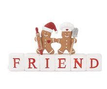 Gingerbread Friend Christmas Shelf Sitter – Gingerbread Christmas Decor, Holiday Kitchen Decoration & Friend Gift