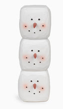 Stacked Snowman Christmas Figurine – Snowman Holiday Decor, Christmas Tier Tray Decor & Winter Tabletop Decoration