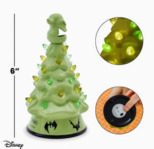 Disney Oogie Boogie Christmas Tree – The Nightmare Before Christmas Ceramic Lighted Tabletop Tree