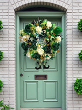 St Patrick's Day Front Door Wreath Green Shamrocks and More