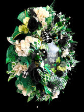 St Patrick's Day Front Door Wreath Green Shamrocks  Double Door Wreaths
