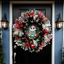 Christmas Jack Skellington Wreath ~ Nightmare Before Christmas Wreath (Free Shipping)