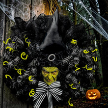 Best Selling Halloween Witch Wreath – Spooky Front Door Décor with Creepy Eyes