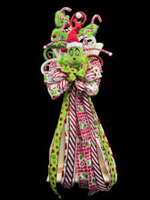 43" Grinch Christmas Tree Topper – Oversized  Grinch Tree Topper with Large Christmas Bow