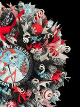Christmas Jack Skellington Wreath ~ Nightmare Before Christmas Inspired