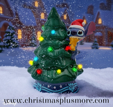 Disney Stitch Christmas Tree – Lilo & Stitch Ceramic Light-Up Tabletop Christmas Decor