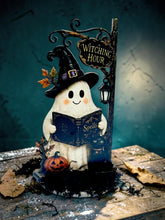 Halloween Shelf Sitters Set of 3 | 2D Laser Cut Wood Halloween Decorations | 6 Inch Tabletop Décor