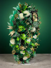 St Patrick’s Day Swag Wreath  Green Shamrock Wreath, Irish Holiday Door Decor, Large St Patrick's Wreath