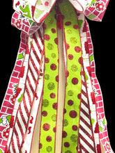 43" Grinch Christmas Tree Topper – Oversized Whimsical Grinch Tree Topper Large Christmas Bow