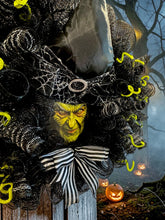 Best Selling Halloween Witch Wreath – Spooky Front Door Décor with Creepy Eyes