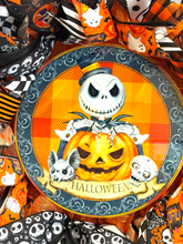 Jack Skellington Nightmare Before Christmas Lighted Halloween Wreath – Pumpkin King Front Door Decor